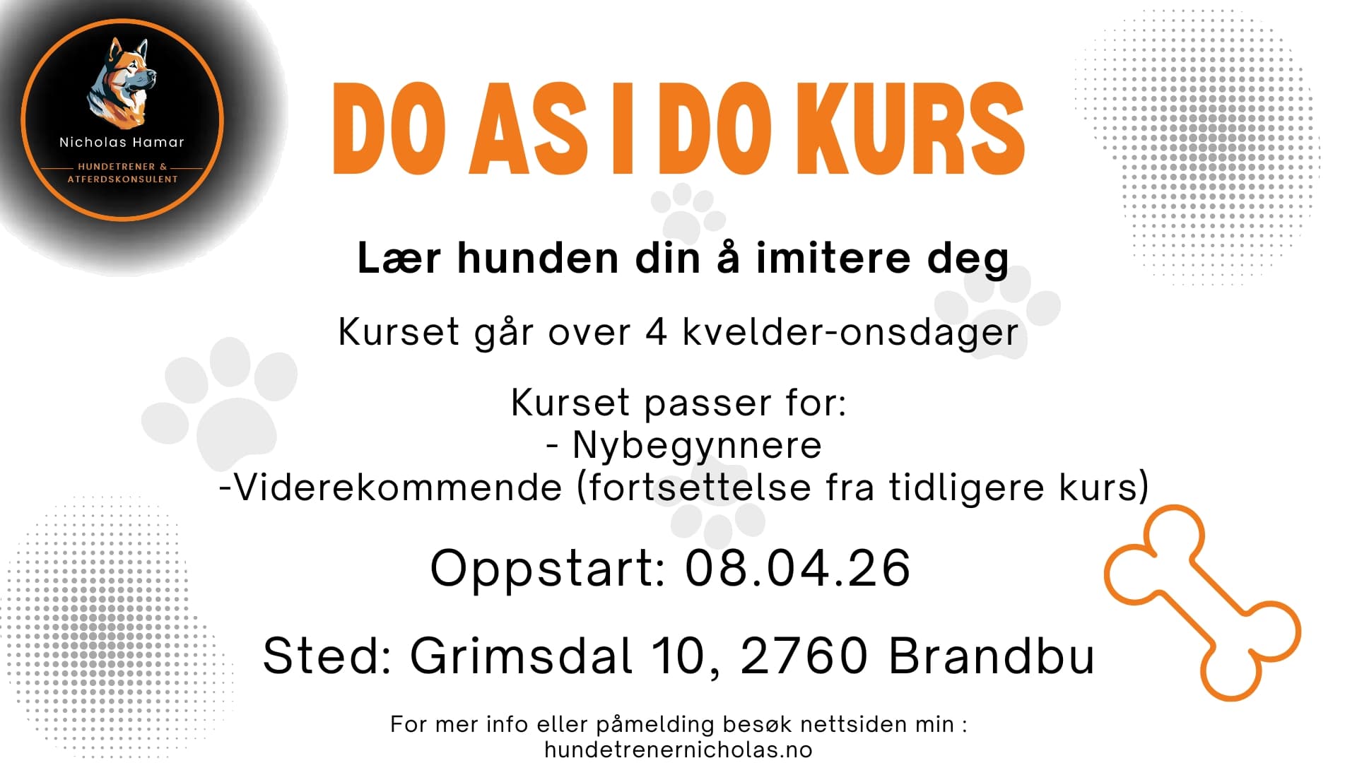 Do as I do kurs
