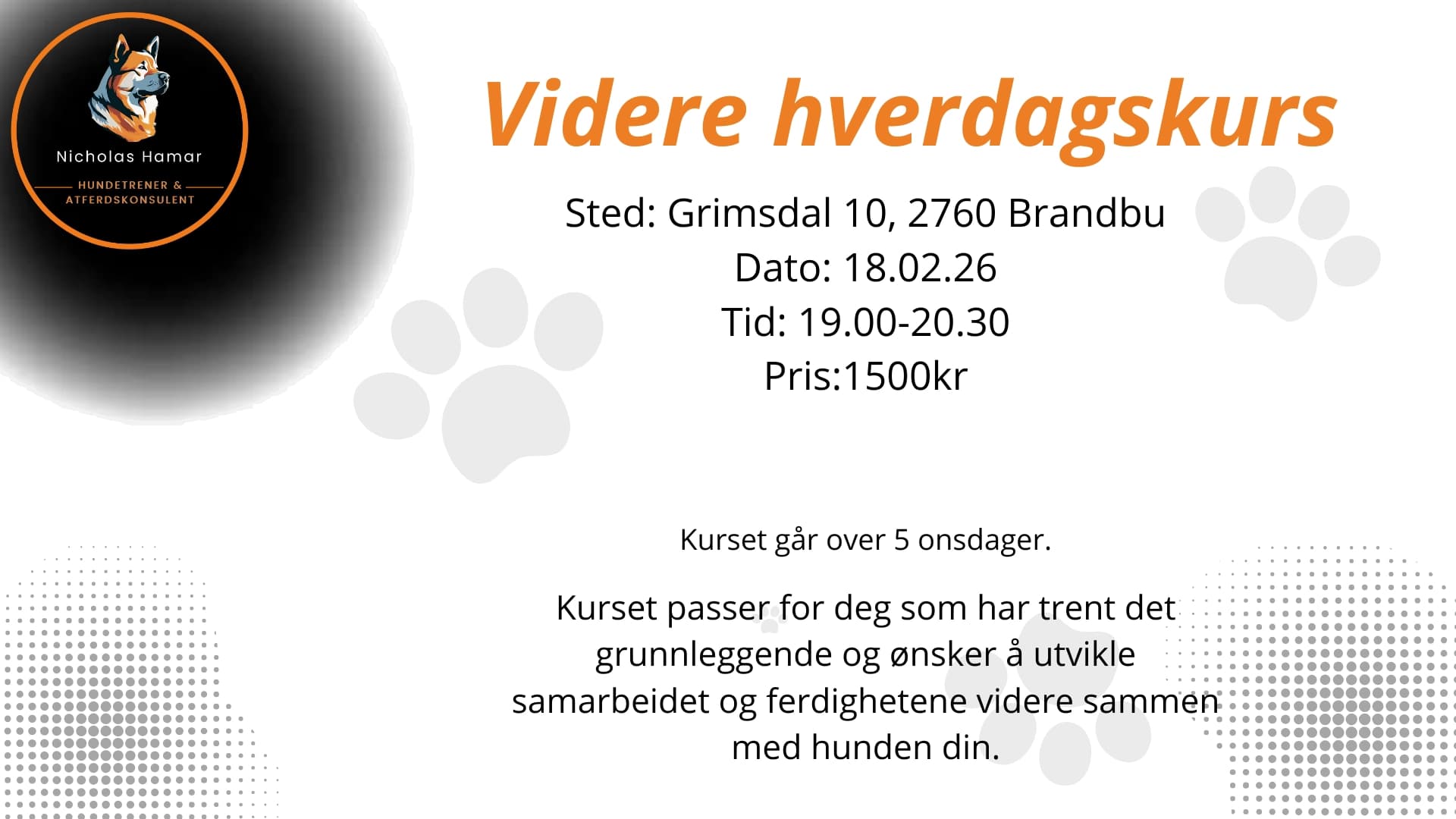 Videre hverdagskurs