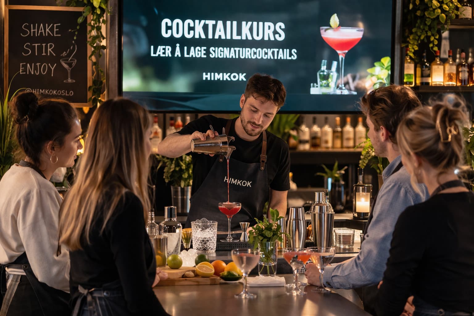 Cocktailkurs – lær å lage signaturcocktails (HIMKOK)