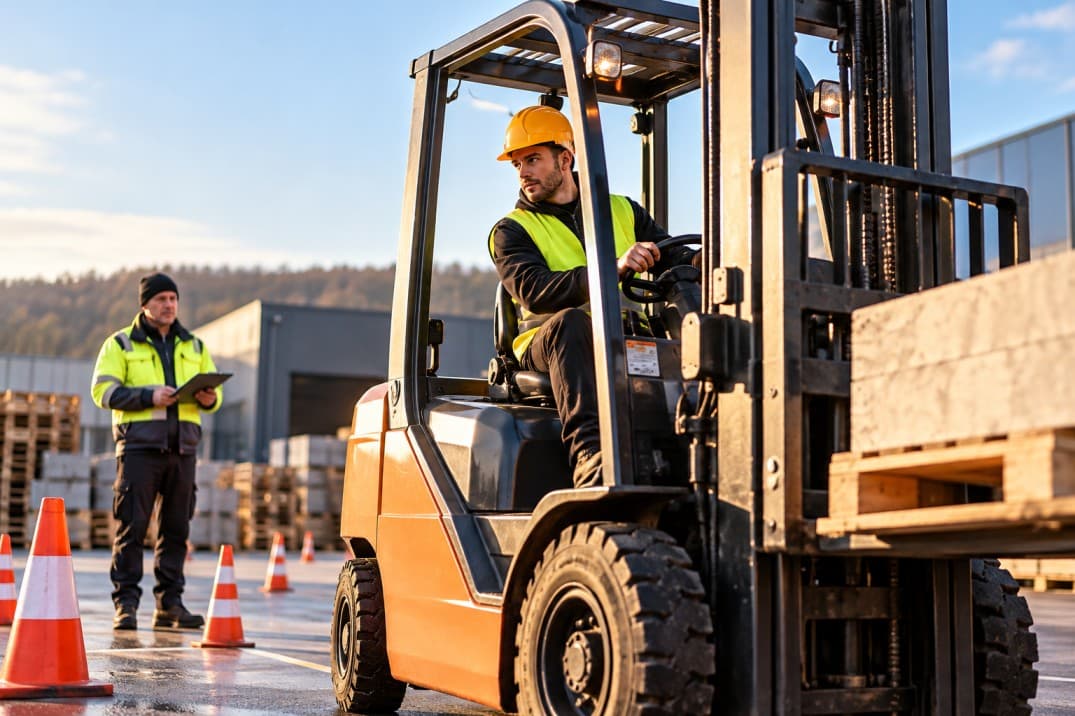 Truckførerkurs – hva lærer du og hvem trenger truckførerbevis?