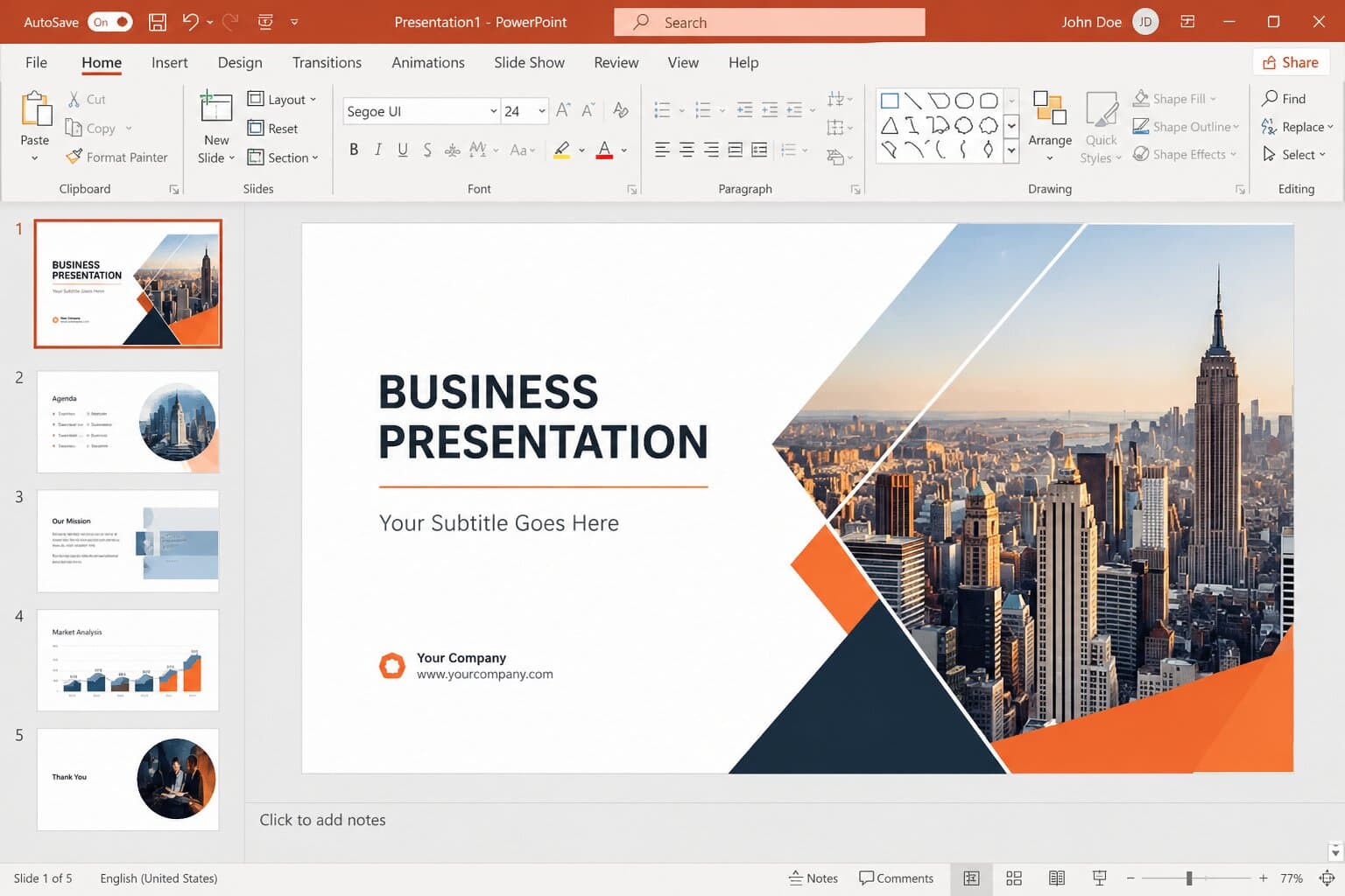 Powerpoint - grunnkurs